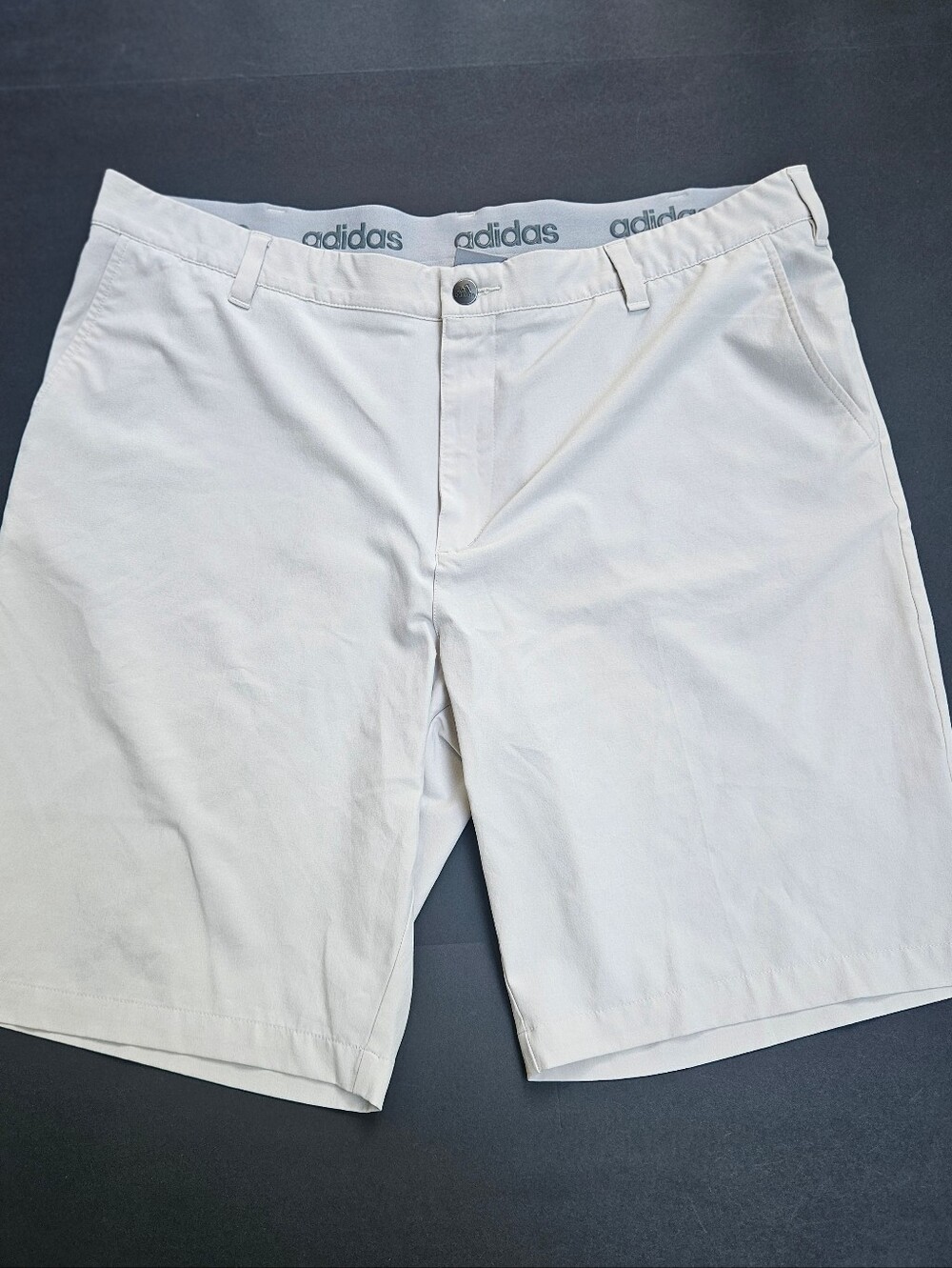 Men's Adidas Performance Chino Shorts Gray Size 40 Lightweight Athletic Golf